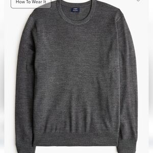 J Crew Merino wool-blend Crewneck Sweater Men's Size Large NWT!